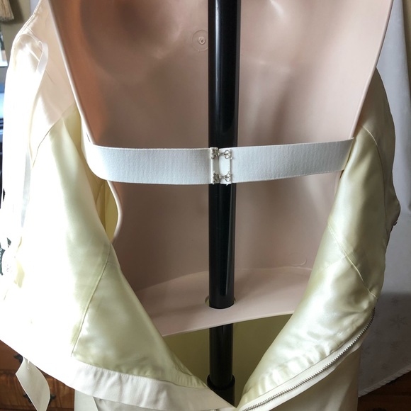 J. Crew ivory silk strapless lined sheath dress - Picture 5 of 8